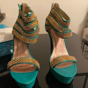 Emerald D'orsay Stilettos